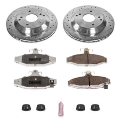 Power Stop K1523-26 Z26 Extreme Street Warrior 1-Click Brake Kit (Rear) for 1988-1996 Chevrolet Corvette product image