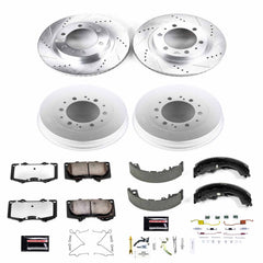 Power Stop K15231DK-36 Z36 Severe-Duty Truck And Tow 1-Click Front And Rear Pad And Rotor Kit for 2005-2023 Toyota Tacoma product image