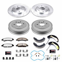 Power Stop K15238DK-36 Z36 Severe-Duty Truck And Tow 1-Click Front And Rear Pad And Rotor Kit for 2007 Chevrolet Silverado 1500 LT, Ltz, Wt New Body product image
