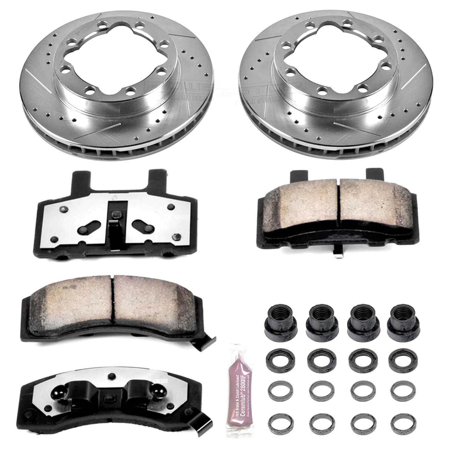 Power Stop K1524-36 Z36 Severe-Duty Truck And Tow 1-Click Brake Kit (Front) for 1988-2000 Chevrolet K1500 Suburban product image
