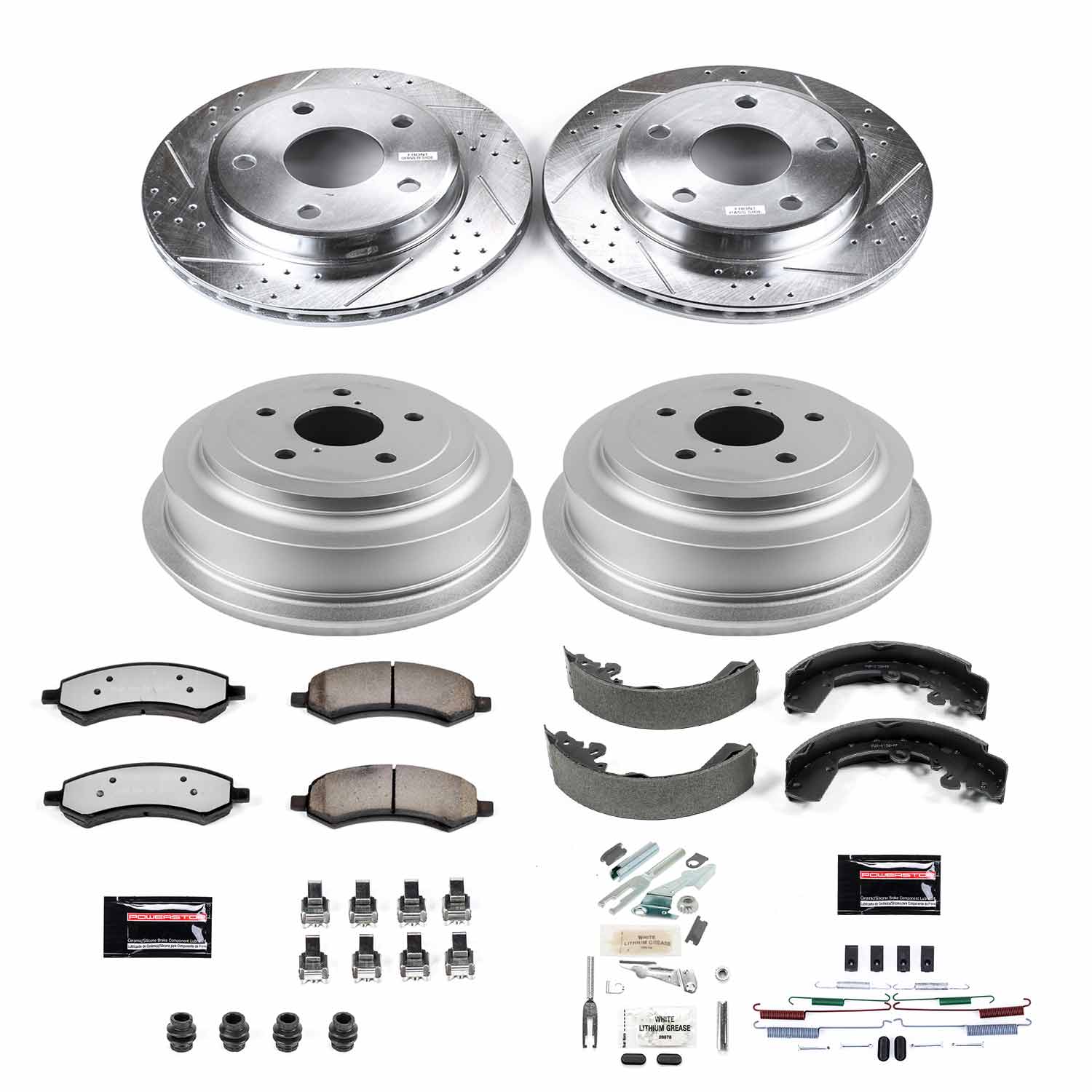 Power Stop K15254DK-36 Z36 Severe-Duty Truck And Tow 1-Click Front And Rear Brake Kit for 2005-2010 Dodge Dakota product image