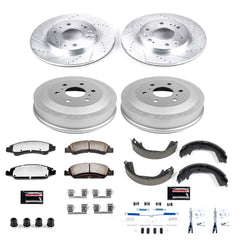 Power Stop K15263DK-36 Z36 Severe-Duty Truck And Tow 1-Click Front And Rear Brake Kit for 2009-2013 Chevrolet Silverado 1500 Rear Drum product image