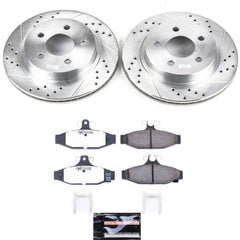 Power Stop K1531-26 Z26 Extreme Street Warrior 1-Click Brake Kit (Rear) for 1993-1997 Chevrolet Camaro product image