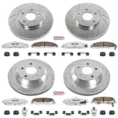 Power Stop K1548-26 Z26 Extreme Street Warrior 1-Click Brake Kit (Front And Rear) for 1998-2002 Chevrolet Camaro product image