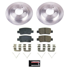Power Stop K15486DK-26 - Front And Rear Z26 Street Warrior Pad And Rotor Kit With Drum And Brake Shoes vehicle fitment brake part