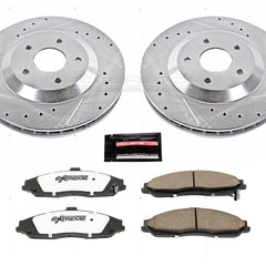 Power Stop K1559-26 Z26 Extreme Street Warrior 1-Click Brake Kit (Front) for 1997-2009 Cadillac Xlr product image