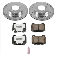 Power Stop K156-26 Z26 Extreme Street Warrior 1-Click Brake Kit (Rear) for 2003-2006 Mitsubishi Lancer Evolution product image
