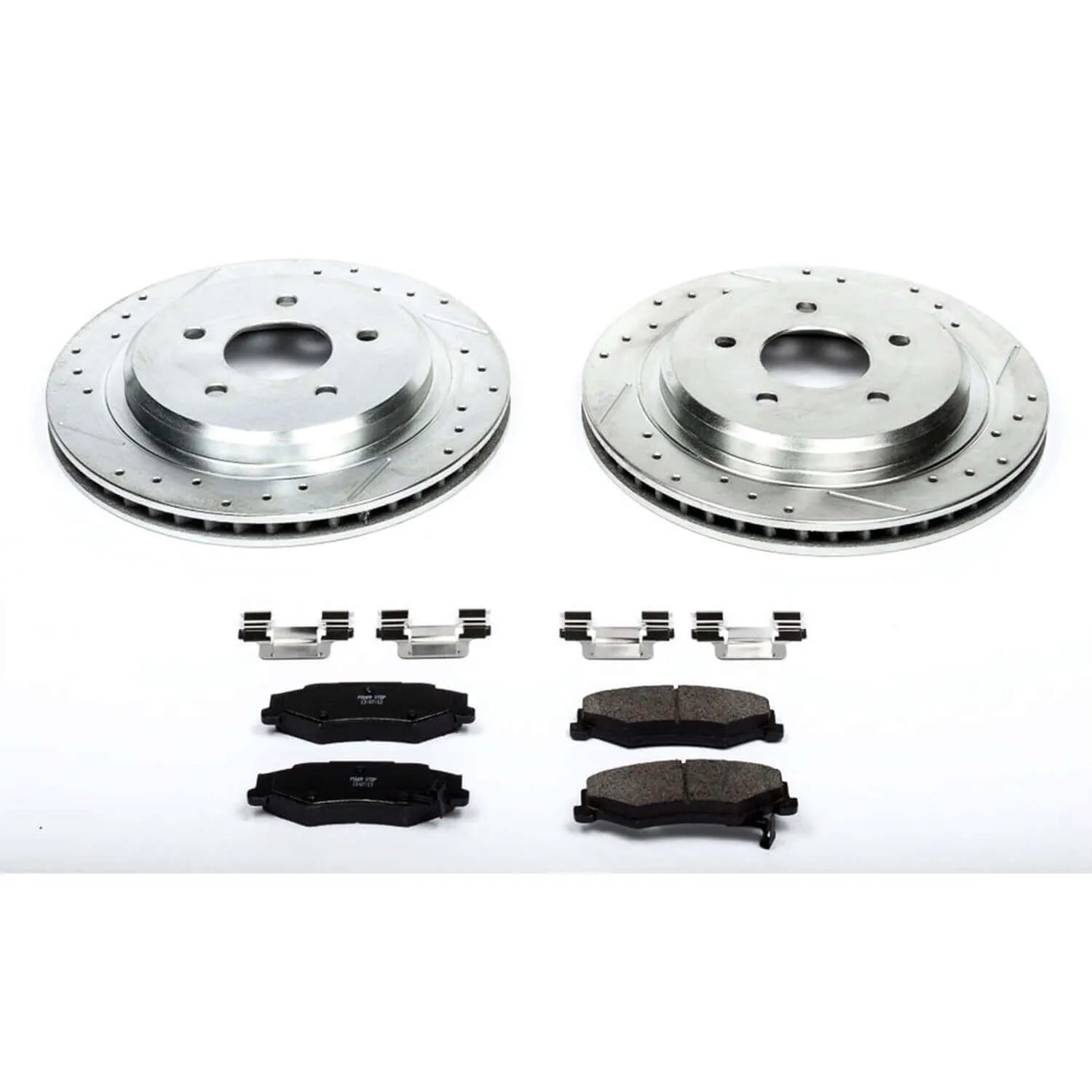 Power Stop K1563 - Z23 Evolution Sport Performance 1-Click Brake Kit With Hardware (Rear)