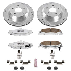 Power Stop K1568-26 Z26 Extreme Street Warrior 1-Click Brake Kit (Rear) for 1998-2002 Chevrolet Camaro product image