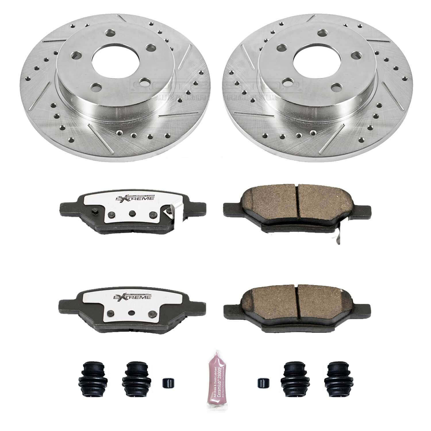 Power Stop K1617-26 - Z26 Extreme Street Warrior 1-Click Brake Kit (Front) vehicle fitment brake part