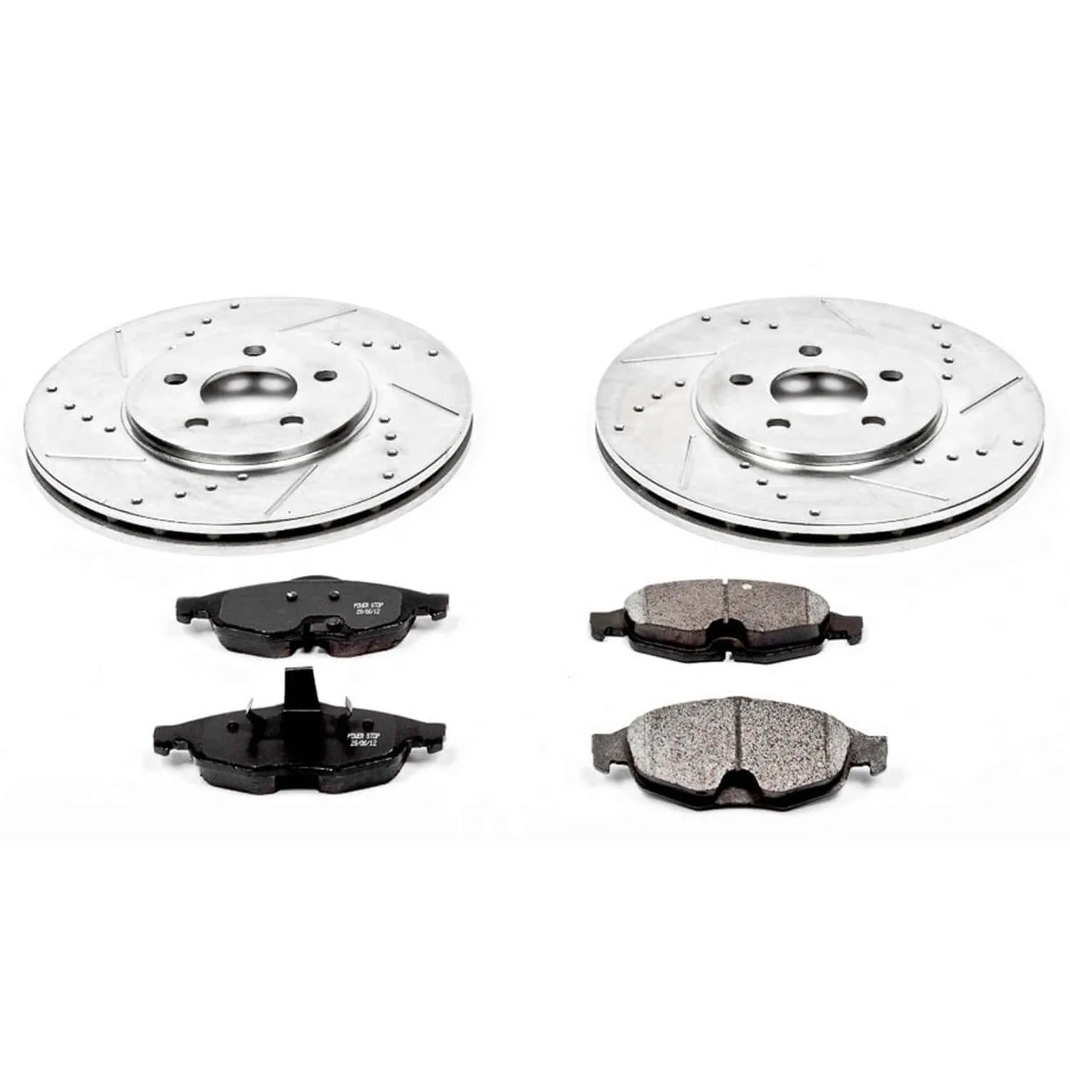 Power Stop K1684 - Z23 Evolution Sport Performance 1-Click Brake Kit With Hardware (Front)