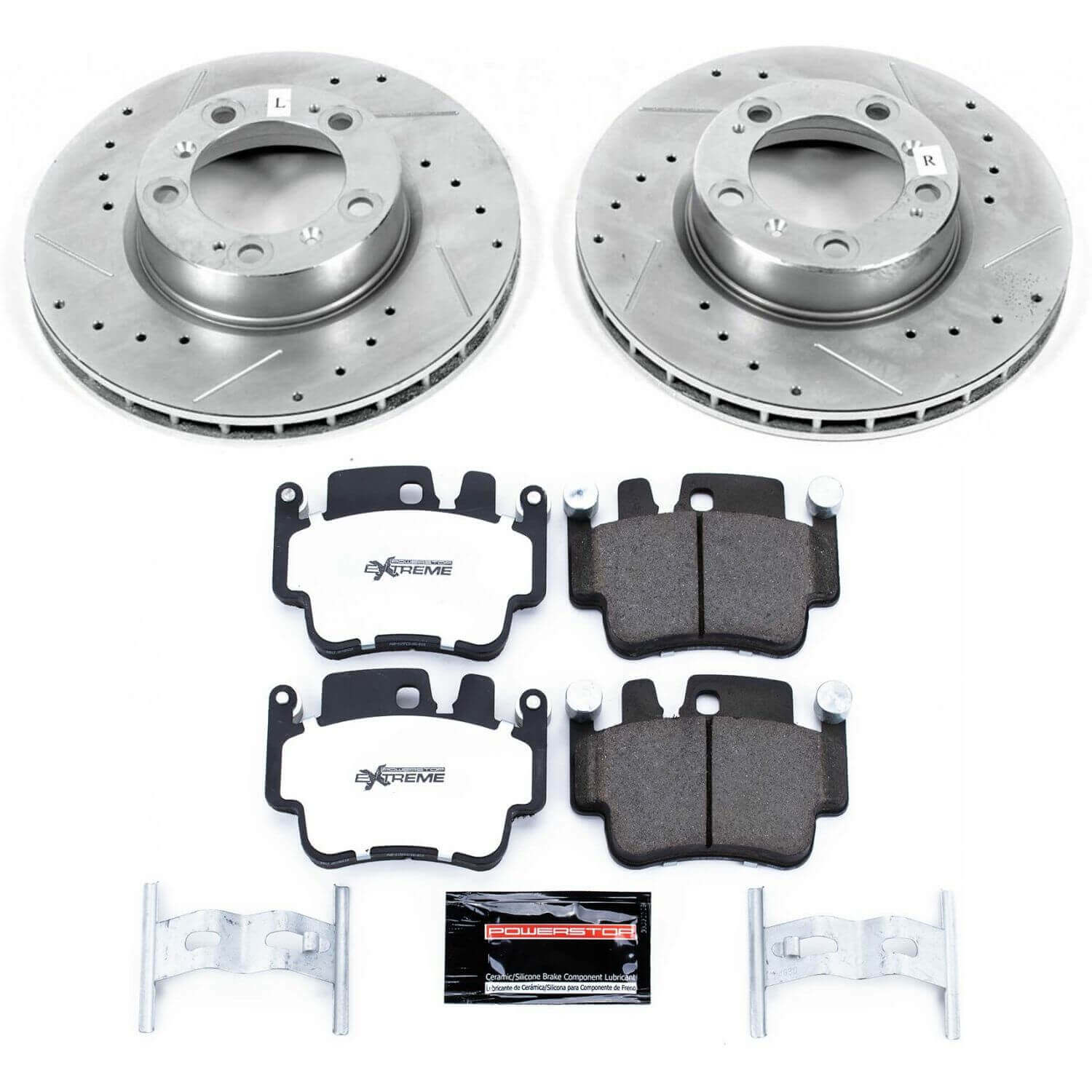 Power Stop K1698-26 Z26 Street Warrior 1-Click Front Brake Kit for 1999-2005 Porsche 911 Carrera Carrera 4 product image
