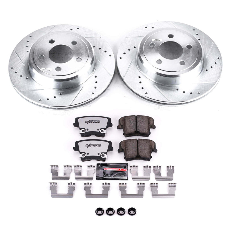Power Stop K1720-26 Z26 Extreme Street Warrior 1-Click Brake Kit (Rear) for 2005-2023 Chrysler 300 product image