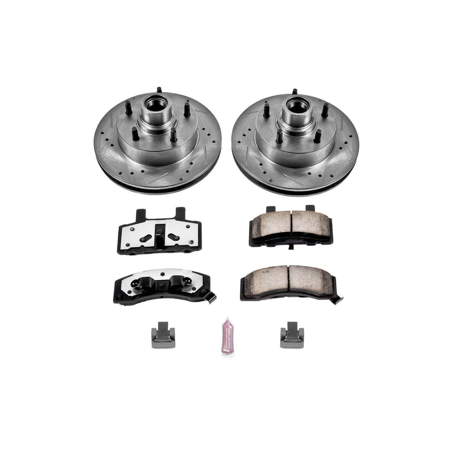 Power Stop K1766-36 Z36 Severe-Duty Truck And Tow 1-Click Brake Kit (Front) for 1987-1993 Ford E-150 Econoline product image