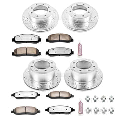 Power Stop K1782-36 Z36 Severe-Duty Truck And Tow 1-Click Brake Kit (Front And Rear) for 2005-2007 Ford F-250 Super Duty 4 Wheel Drive product image