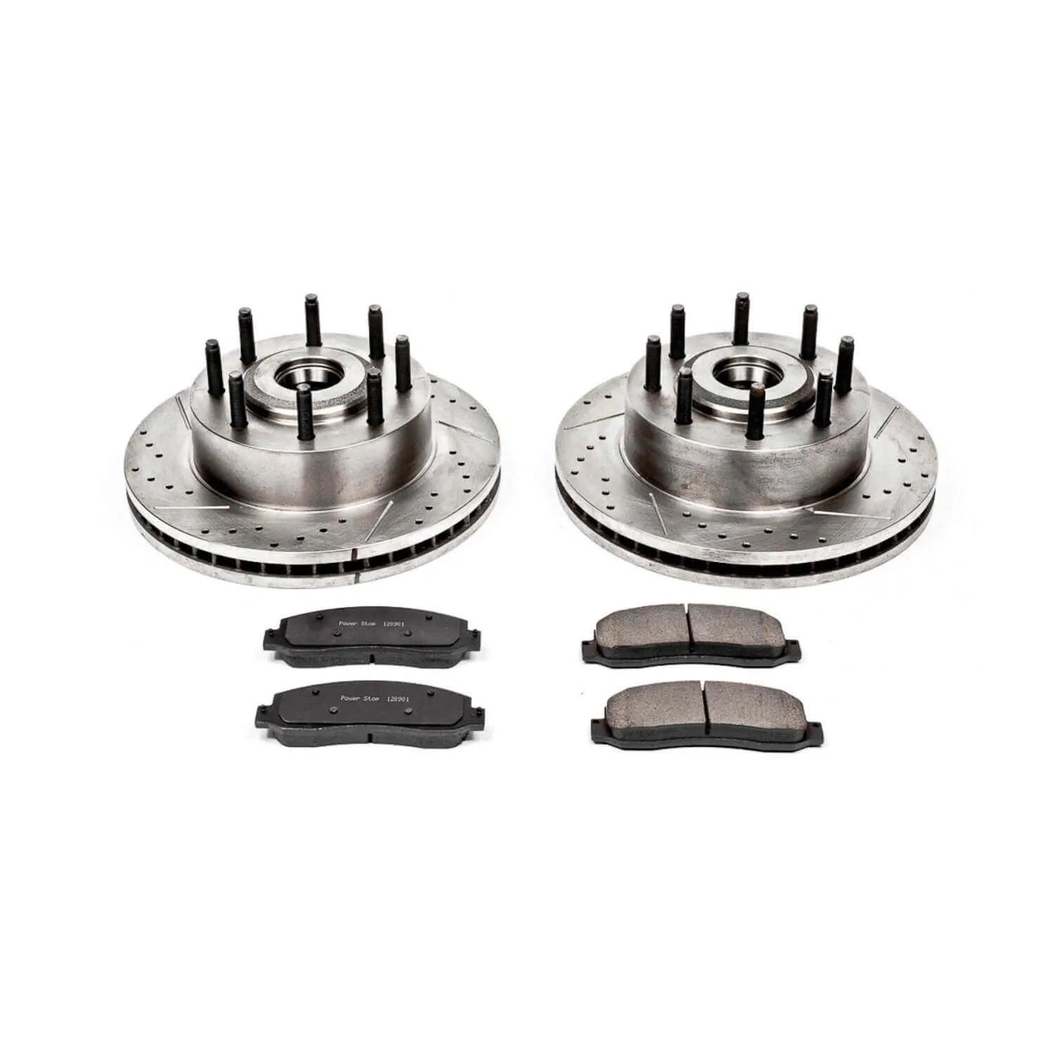 Power Stop K1796 - Z23 Evolution Sport Performance 1-Click Brake Kit With Hardware (Front)