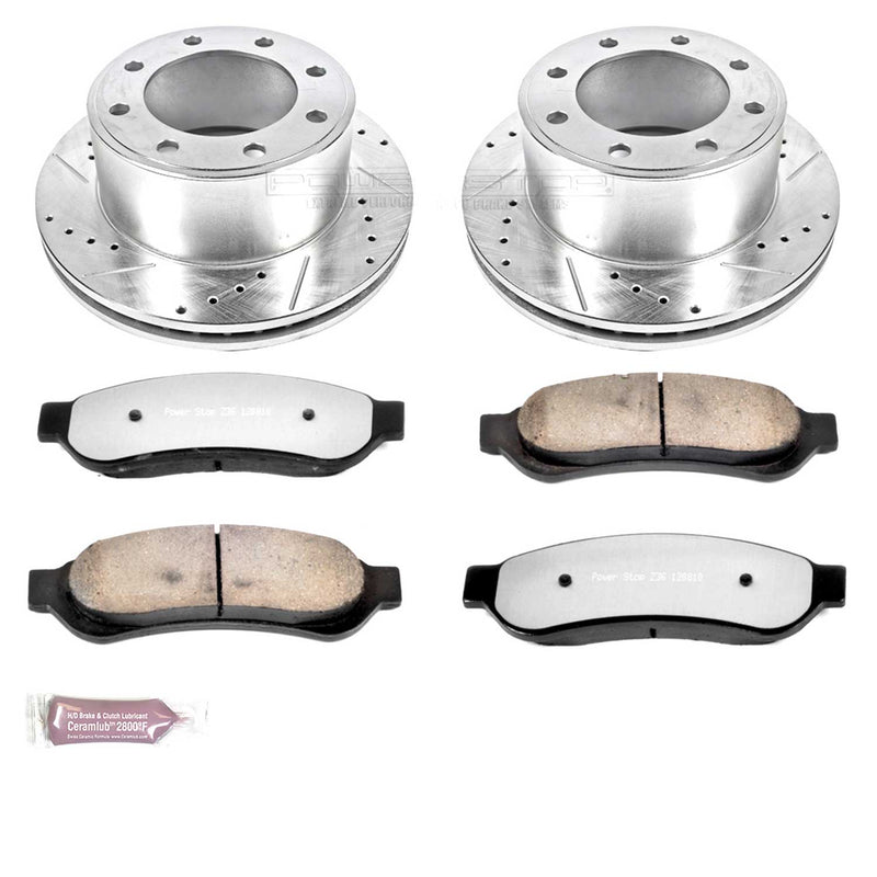 Power Stop K1798-36 Z36 Severe-Duty Truck And Tow 1-Click Brake Kit (Rear) for 2007-2010 Ford F-250 Super Duty product image