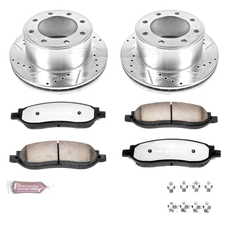 Power Stop K1799-36 Z36 Severe-Duty Truck And Tow 1-Click Brake Kit (Rear) for 2005-2007 Ford F-250 Super Duty product image