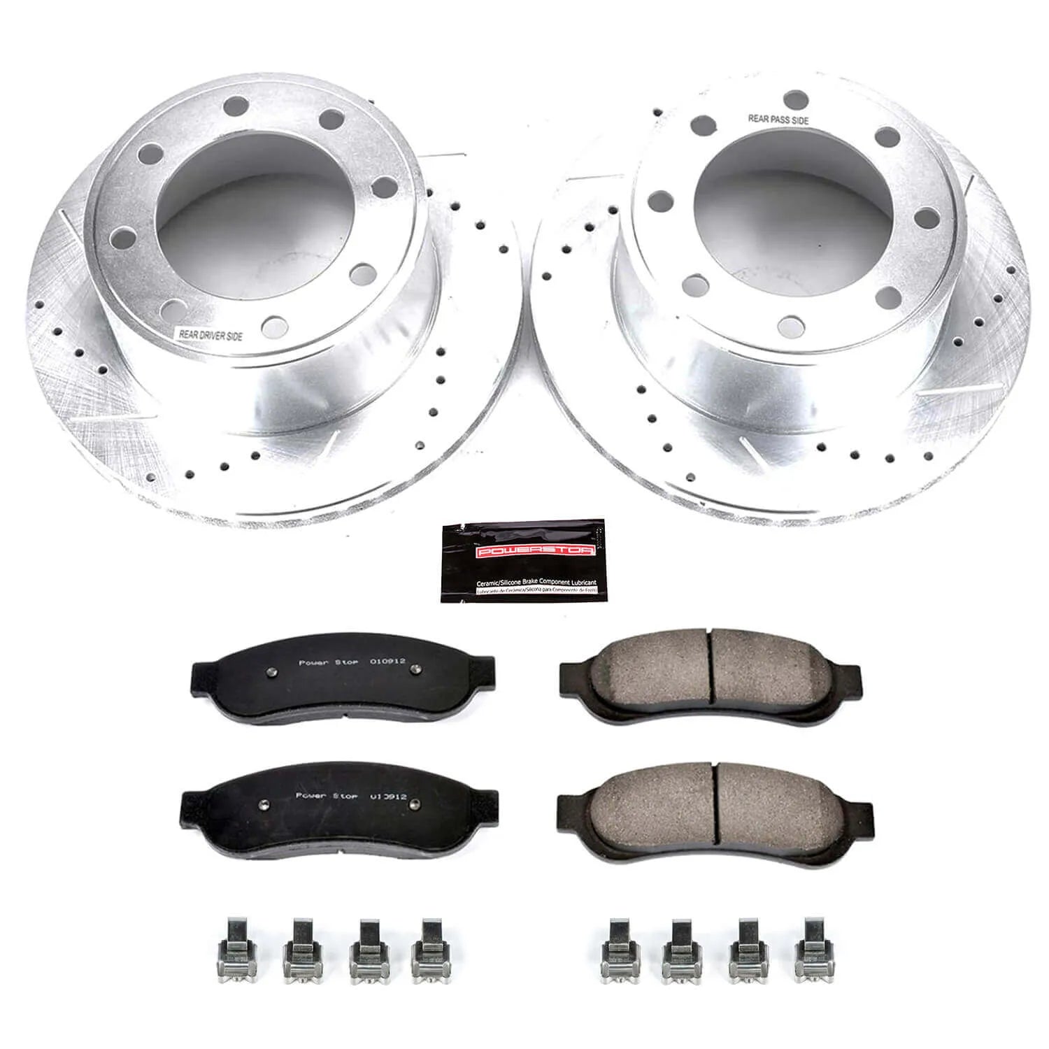 Power Stop K1799 - Z23 Evolution Sport Performance 1-Click Brake Kit With Hardware (Rear)
