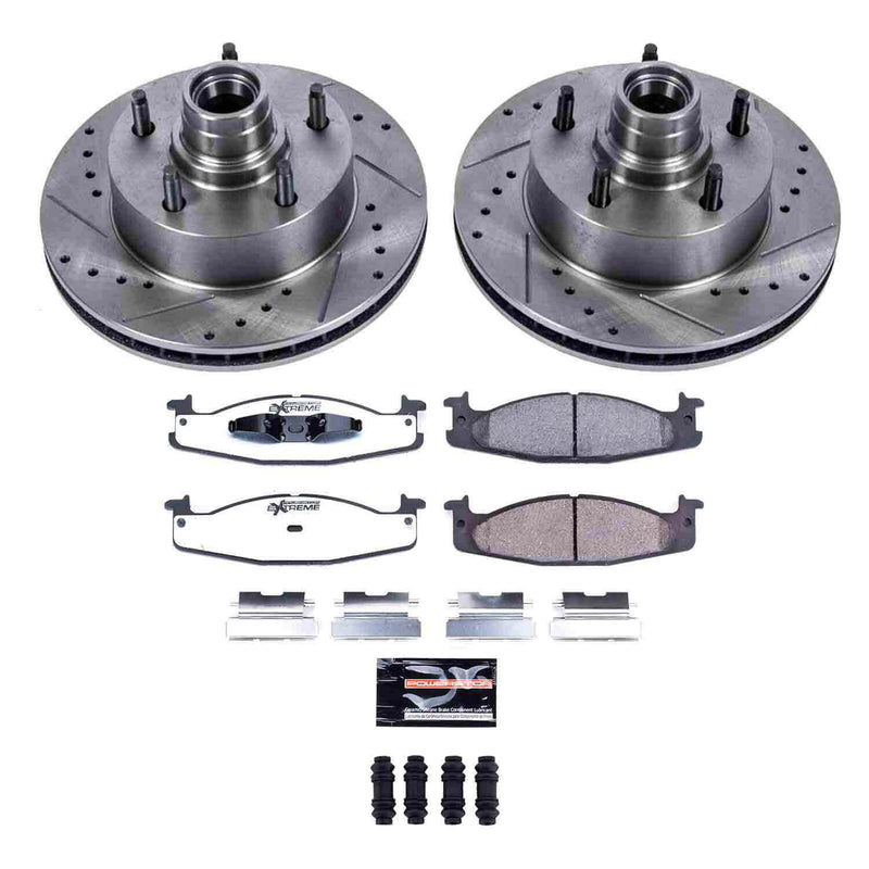 Power Stop K1831-36 Z36 Severe-Duty Truck And Tow 1-Click Brake Kit (Front) for 1994-2001 Ford E-150 Econoline - 2-WHEEL product image