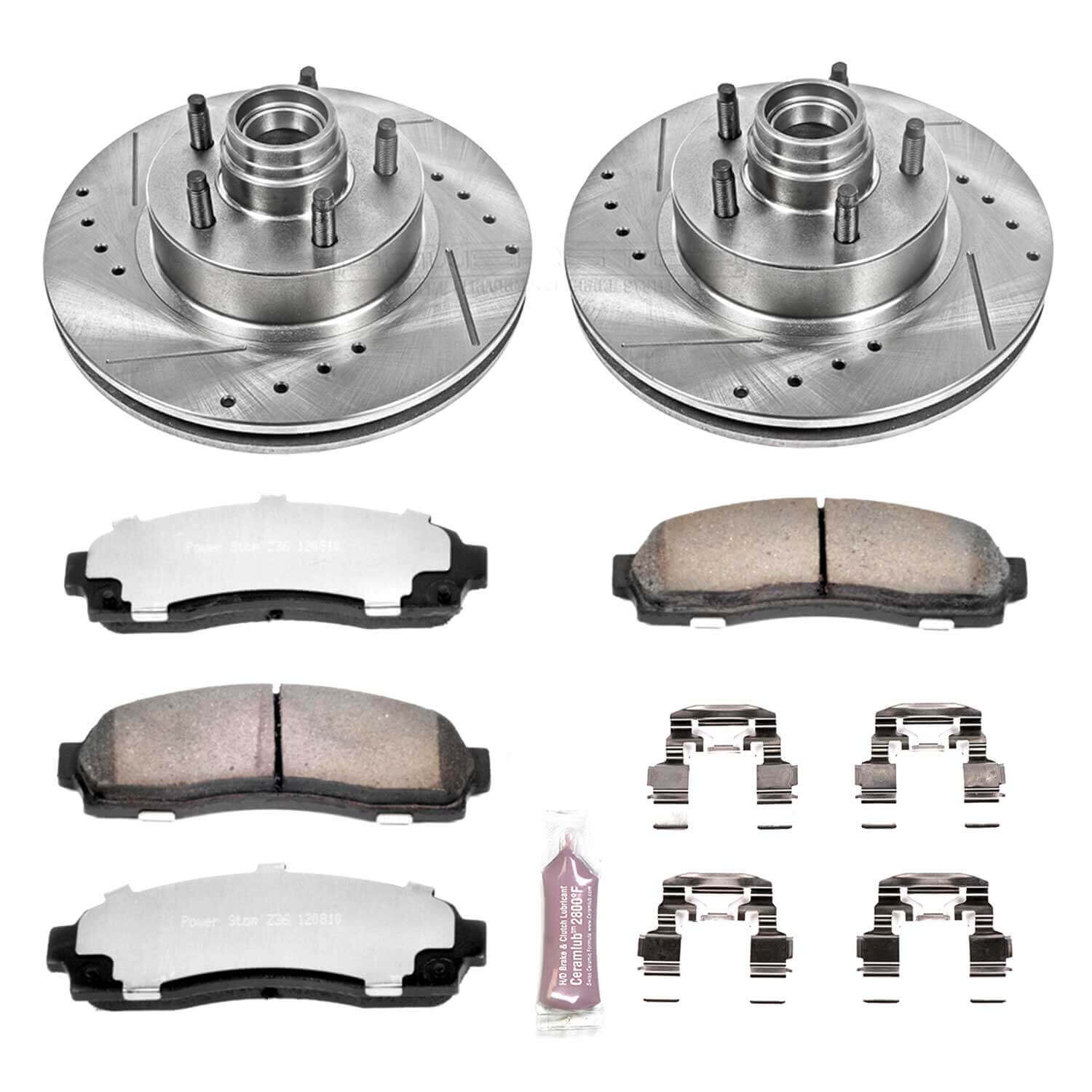 Power Stop K1857-36 Z36 Severe-Duty Truck And Tow 1-Click Brake Kit (Front) for 2003-2009 Ford Ranger product image