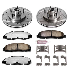Power Stop K1863-36 Z36 Severe-Duty Truck And Tow 1-Click Brake Kit (Front) for 1997-2000 Ford F-150 - product image