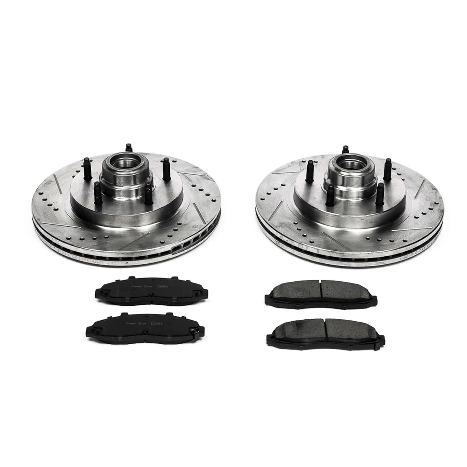 Power Stop K1863 - Z23 Evolution Sport Performance 1-Click Brake Kit With Hardware (Front)