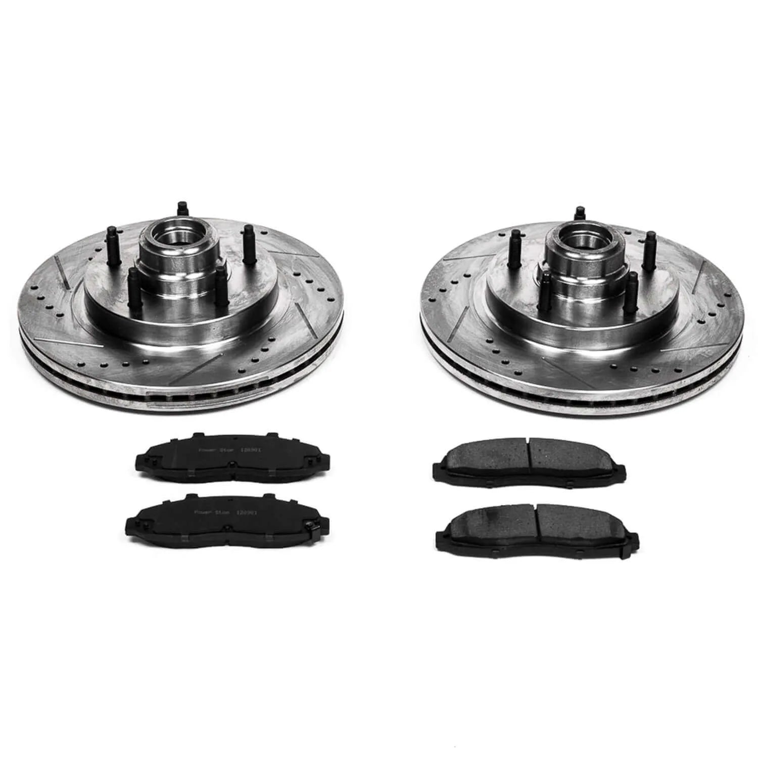 Power Stop K1865 - Z23 Evolution Sport Performance 1-Click Brake Kit With Hardware (Front)