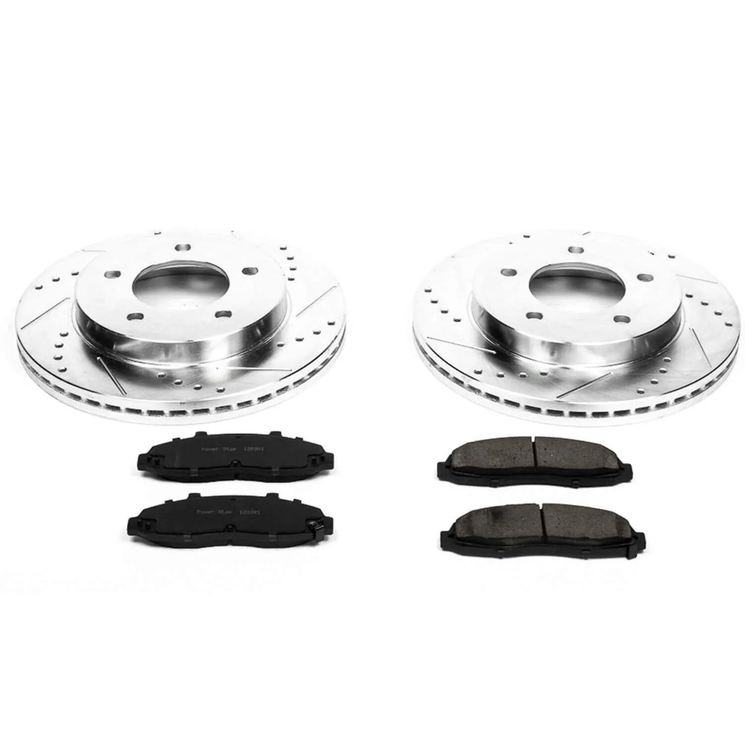 Power Stop K1866 - Z23 Evolution Sport Performance 1-Click Brake Kit With Hardware (Front)