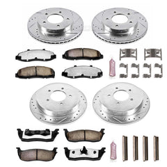 Power Stop K1867-36 Z36 Severe-Duty Truck And Tow 1-Click Brake Kit (Front And Rear) for 1999-2000 Ford F-150 product image
