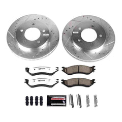 Power Stop K1869-36 Z36 Severe-Duty Truck And Tow 1-Click Brake Kit (Front) for 1997-2002 Ford Expedition 4 product image