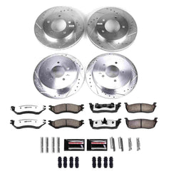 Power Stop K1870-36 Z36 Severe-Duty Truck And Tow 1-Click Brake Kit (Front And Rear) for 1997-2000 Ford Expedition 4 product image