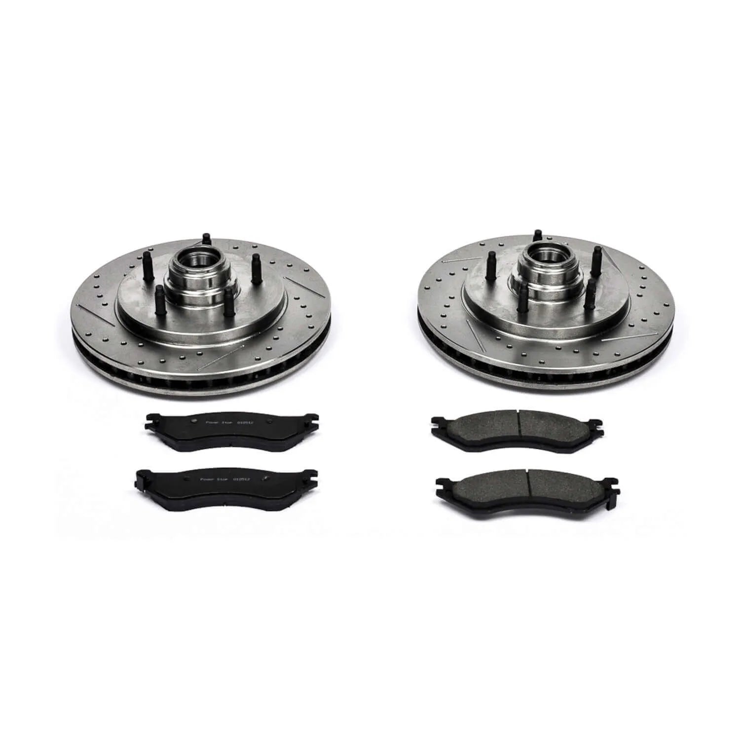 Power Stop K1878 - Z23 Evolution Sport Performance 1-Click Brake Kit With Hardware (Front)