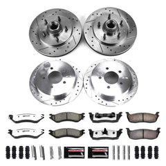 Power Stop K1881-36 Z36 Severe-Duty Truck And Tow 1-Click Brake Kit (Front And Rear) for 1999-2000 Ford F-150 Lightning product image
