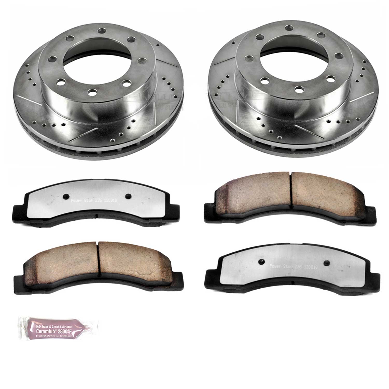 Power Stop K1885-36 Z36 Severe-Duty Truck And Tow 1-Click Brake Kit (Front) for 1999 Ford F-250 Super Duty 4 product image