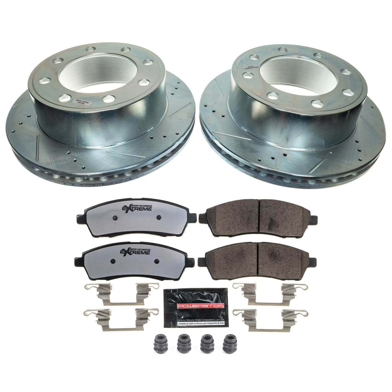 Power Stop K1890-36 Z36 Severe-Duty Truck And Tow 1-Click Brake Kit (Rear) for 1999-2005 Ford Excursion product image