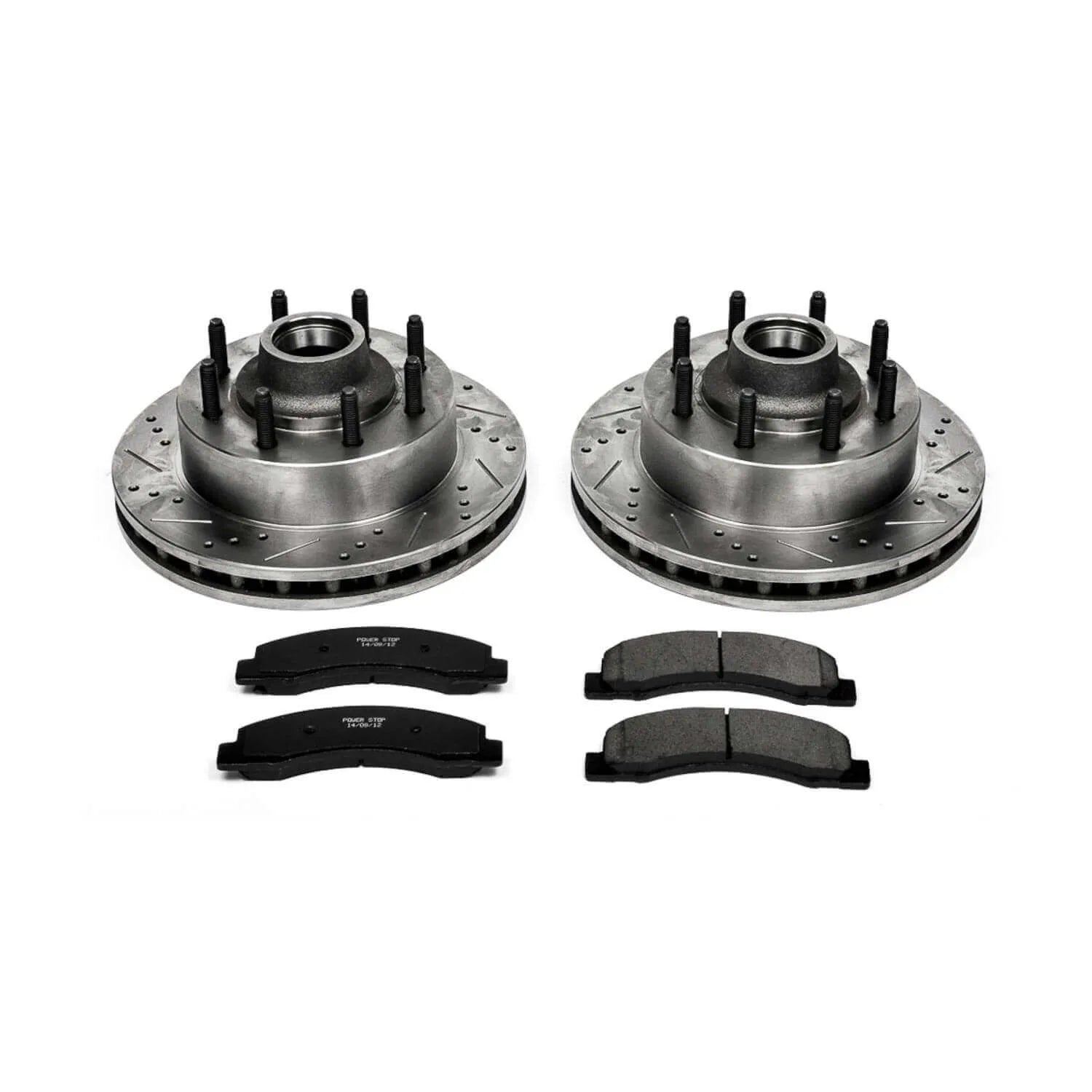 Power Stop K1891 - Z23 Evolution Sport Performance 1-Click Brake Kit With Hardware (Front)