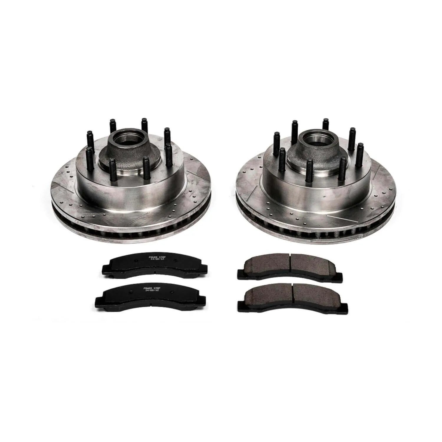 Power Stop K1893 - Z23 Evolution Sport Performance 1-Click Brake Kit With Hardware (Front)