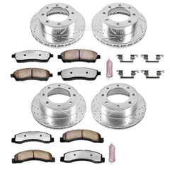 Power Stop K1906-36 Z36 Severe-Duty Truck And Tow 1-Click Brake Kit (Front And Rear) for 2000-2005 Ford Excursion 4 Wheel Drive product image