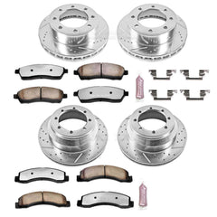 Power Stop K1907-36 Z36 Severe-Duty Truck And Tow 1-Click Brake Kit (Front And Rear) for 1999-2004 Ford F-350 Super Duty 4 Wheel Drive product image