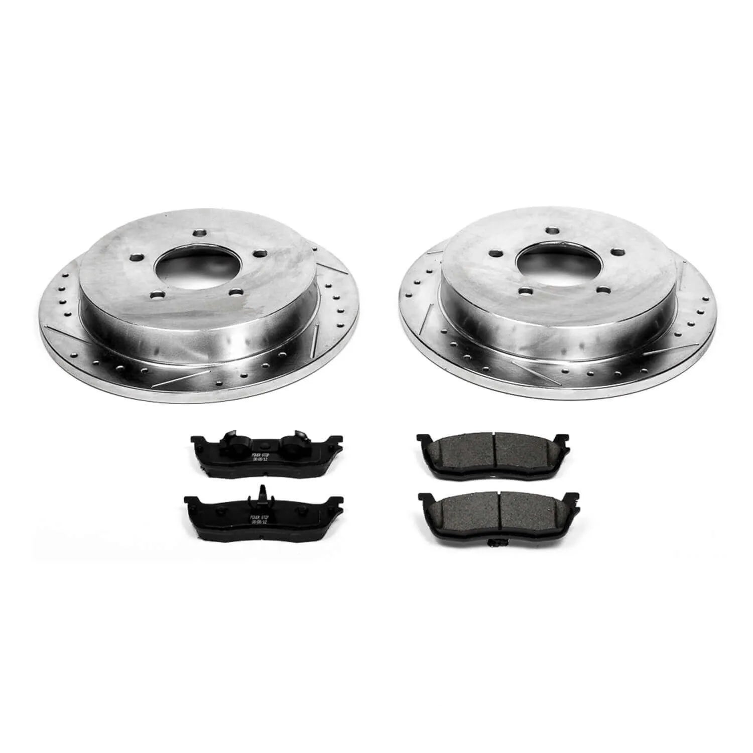 Power Stop K1913 - Z23 Evolution Sport Performance 1-Click Brake Kit With Hardware (Rear)