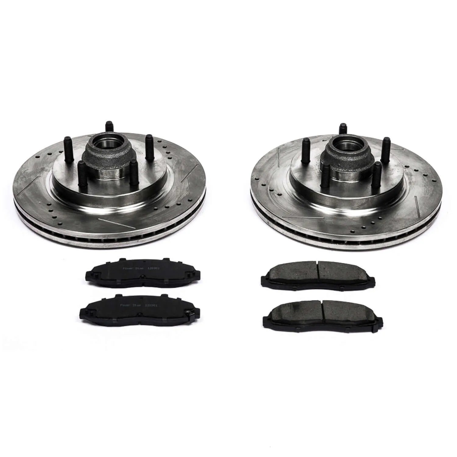 Power Stop K1914 - Z23 Evolution Sport Performance 1-Click Brake Kit With Hardware (Front)