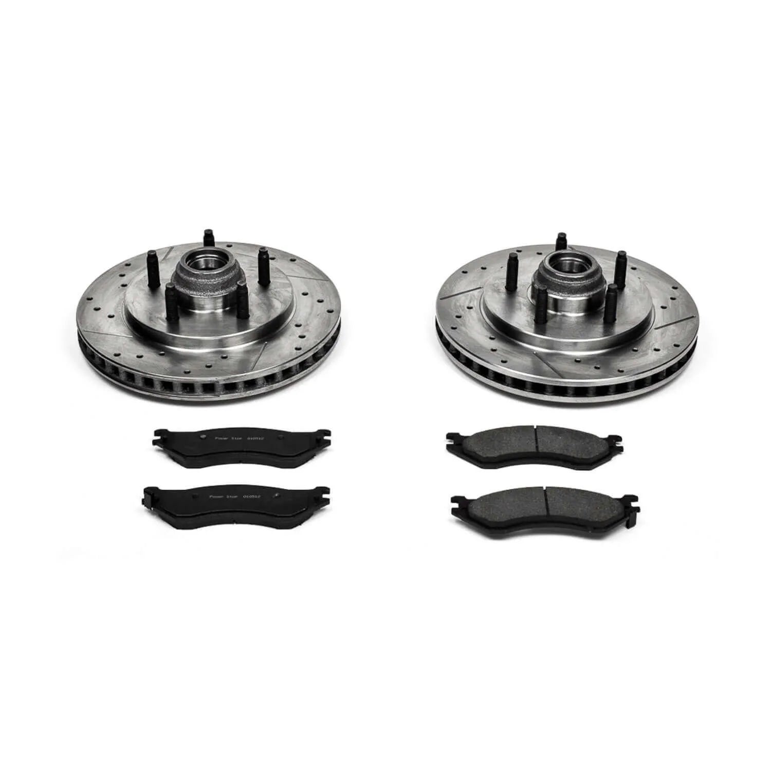 Power Stop K1916 - Z23 Evolution Sport Performance 1-Click Brake Kit With Hardware - 14 mm Studs (Front)