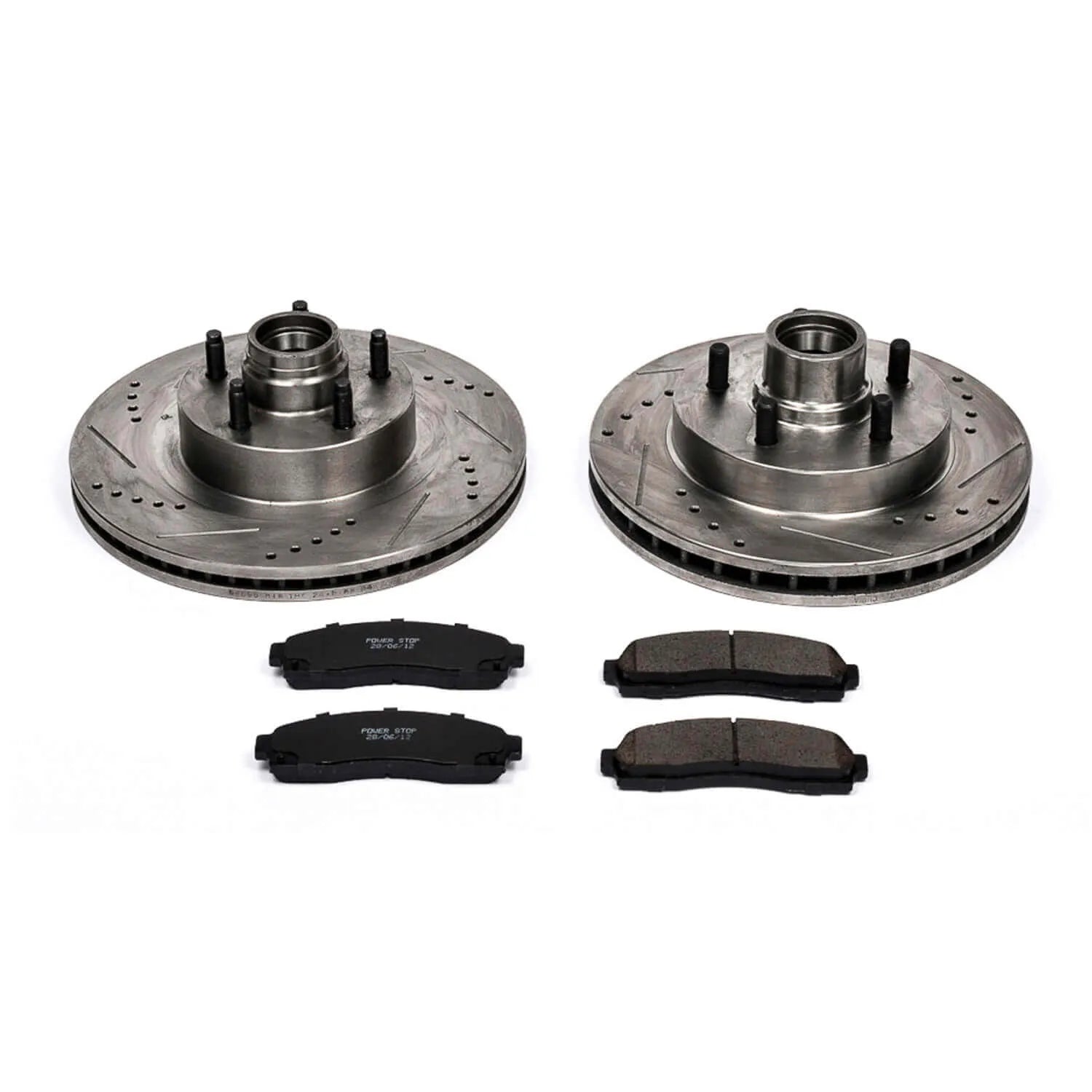 Power Stop K1920 - Z23 Evolution Sport Performance 1-Click Brake Kit With Hardware (Front)