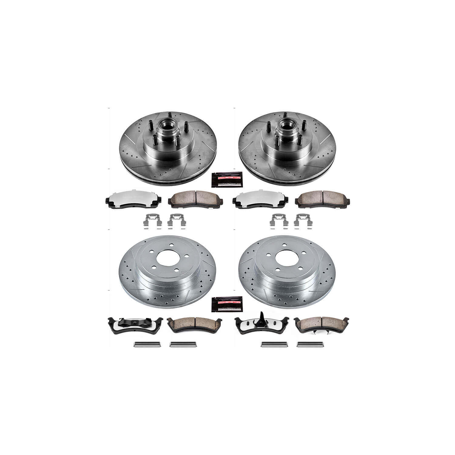 Power Stop K1921-36 Z36 Severe-Duty Truck And Tow 1-Click Front And Rear Brake Kit for 2003 Ford Explorer Sport product image