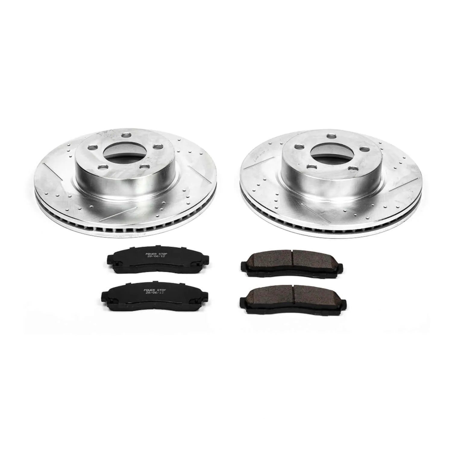 Power Stop K1923 - Z23 Evolution Sport Performance 1-Click Brake Kit With Hardware (Front)