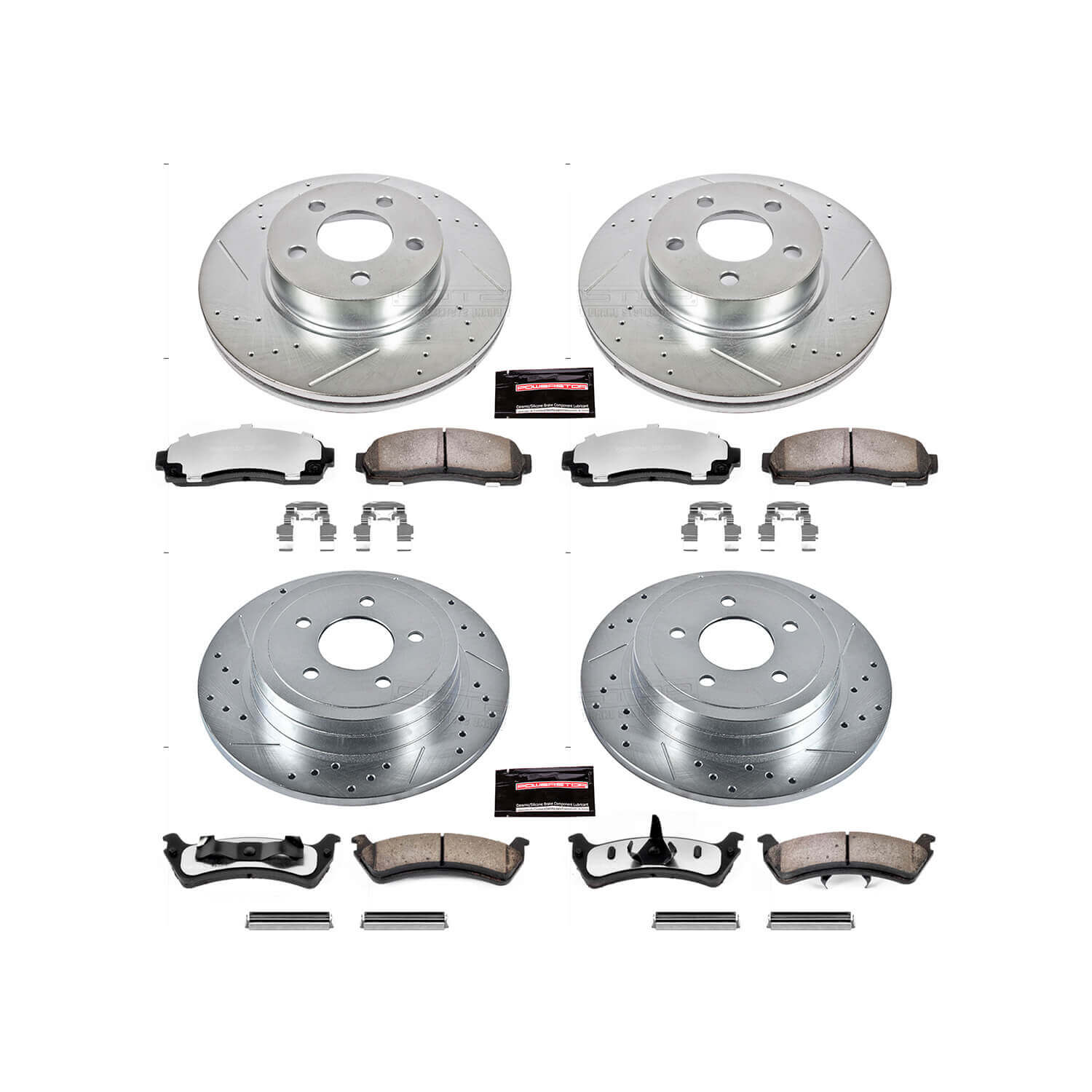 Power Stop K1924-36 Z36 Severe-Duty Truck And Tow 1-Click Front And Rear Brake Kit for 2003 Ford Explorer Sport 4 product image