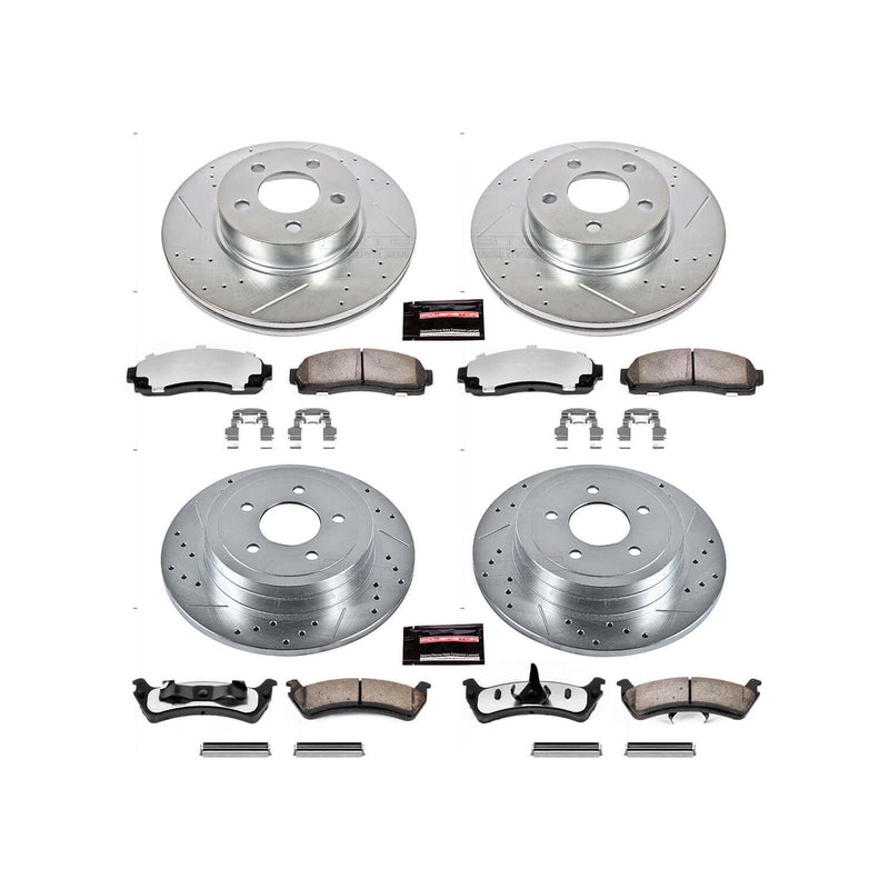 Power Stop K1924-36 Z36 Severe-Duty Truck And Tow 1-Click Front And Rear Brake Kit for 2003 Ford Explorer Sport 4 product image