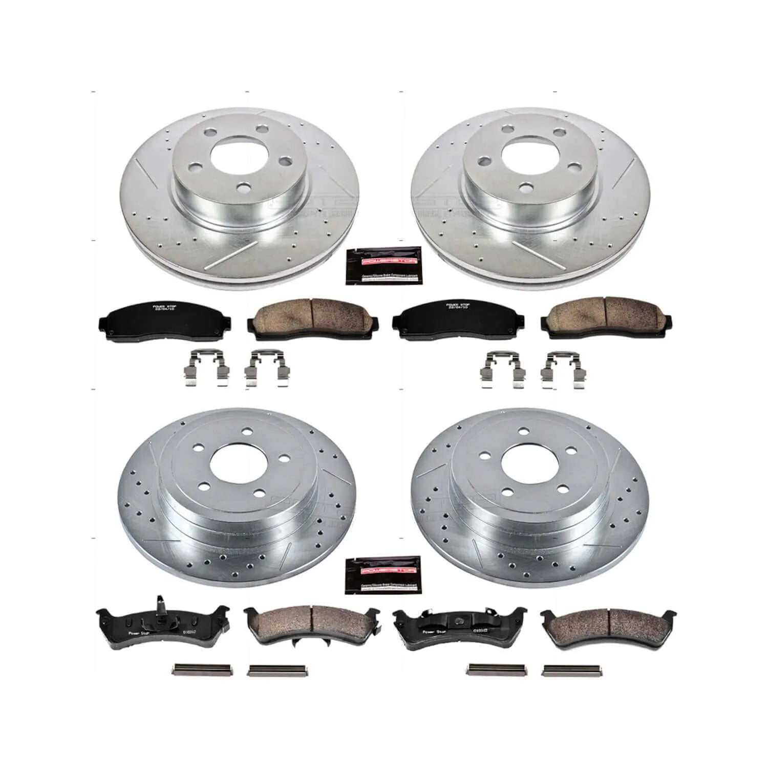 Power Stop K1924 - Z23 Evolution Sport Front And Rear Brake Kit