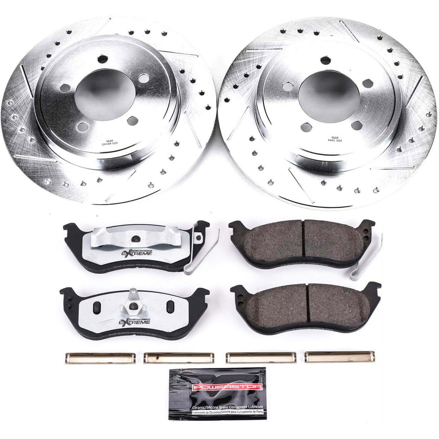 Power Stop K1929-36 Z36 Severe-Duty Truck And Tow 1-Click Rear Brake Kit for 2006-2010 Ford Explorer product image